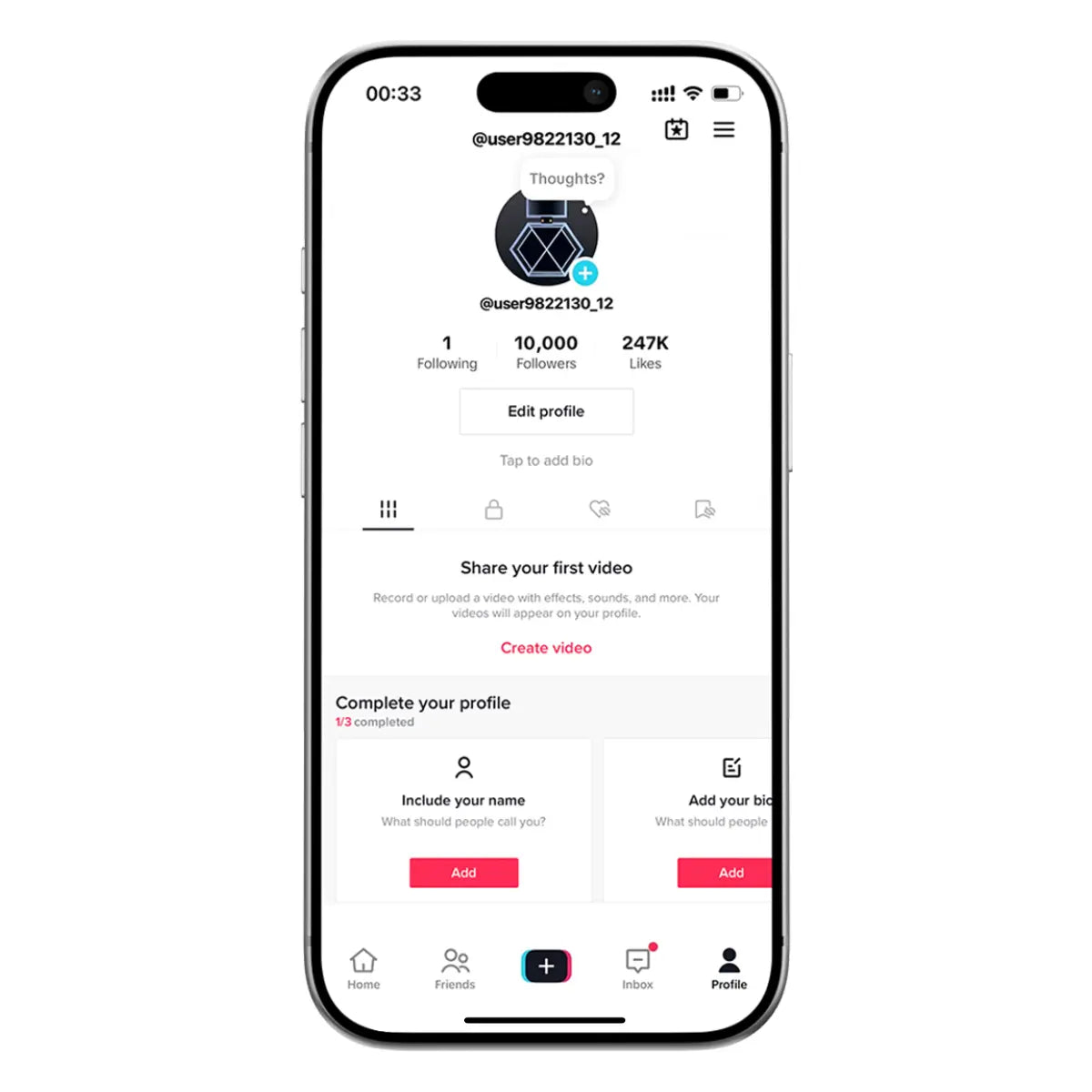 Cuenta de TikTok Monetizada | 10,000 Seguidores Orgánicos