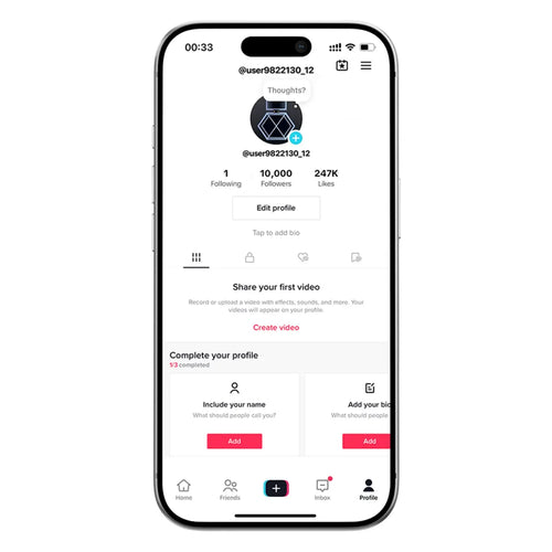 Cuenta de TikTok Monetizada | 10,000 Seguidores Orgánicos
